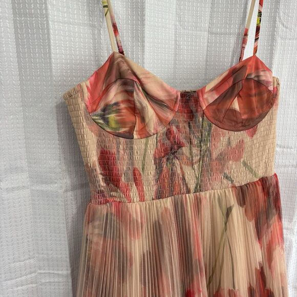 Hutch Dress Womens Size XL Brianna Sleeveless Bustier Pleated Tulle Maxi NWT - Picture 3 of 9